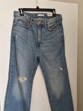 LC Lauren Conrad Light Blue Distressed Boyfriend Jeans